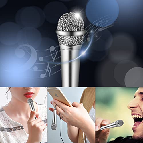 ARTIBETTER Mini Microfone para O Telefone Portátil Gravação de Voz Cantando Mic Handheld para Celula
