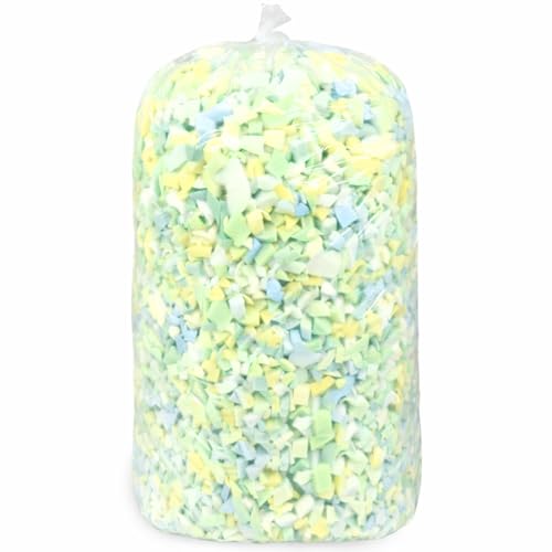 Welacer Multi Color Shredded Memory Foam Filling 2.3KG Bean Bag Refill