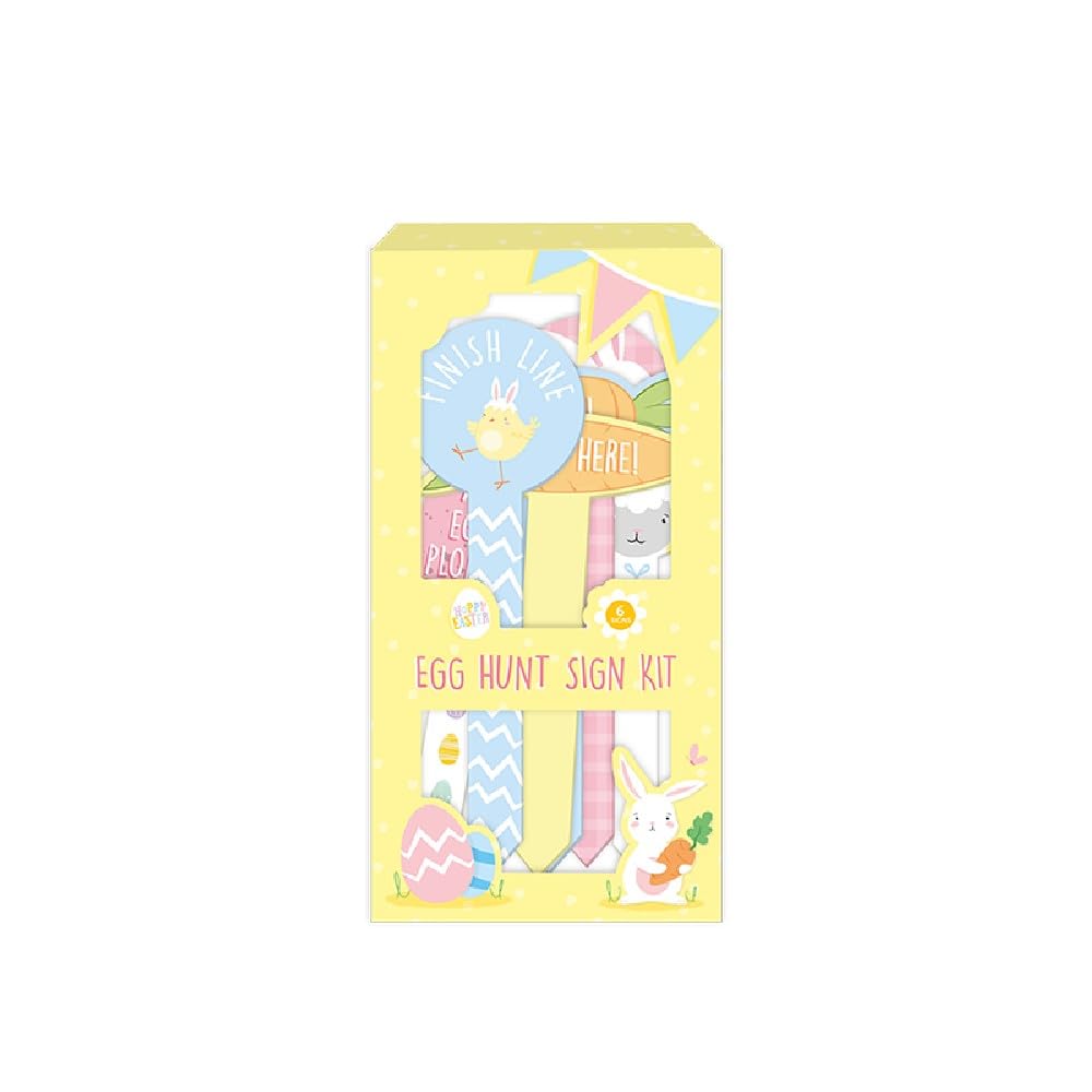 Gems Easter Egg Hunt Sign Kit Pack of 6