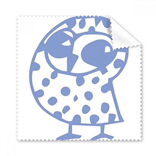Cadeau amoureux des animaux tissu nettoyage lunettes oiseau