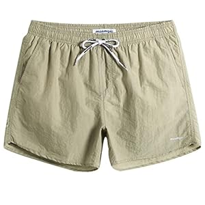 maamgic Mens Swim Trunks 5″ with Mesh Lining Quick Dry Bathing Suits for Men Swim Shorts Swimwear