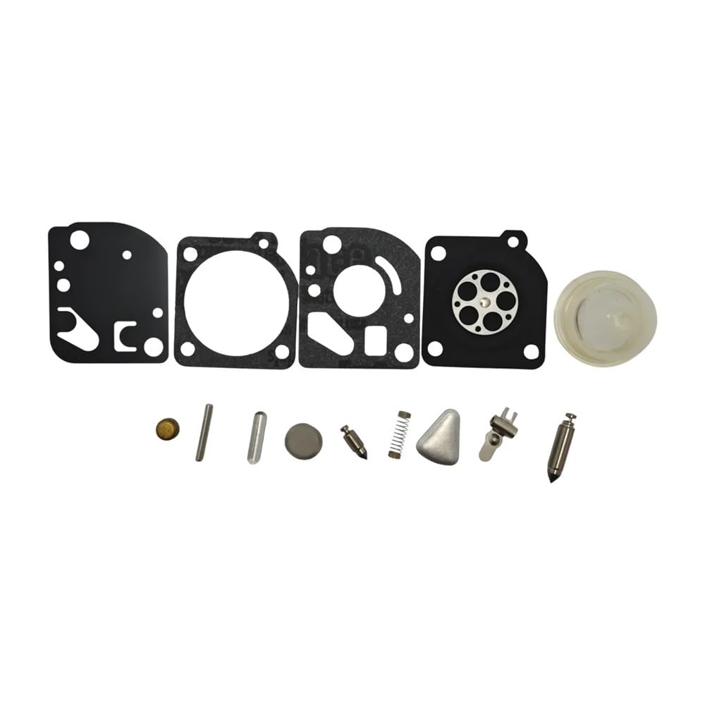 parti Kit di riparazione e ricostruzione del carburatore da 10 pezzi adatto for decespugliatore Husq125 125R 128R 124L 124C 125C 125E 128L 128CD 128LDX 128DJX 128LD 128RJ