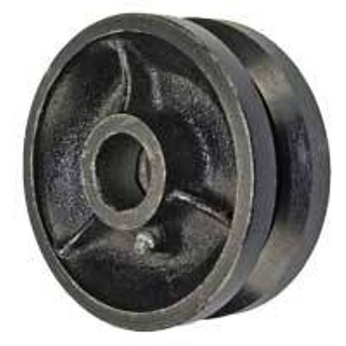 5" x 2" (5PVC52) Cast Iron V-Groove Wheel, 900 lb Capacity, 3/4" Roller Bearing