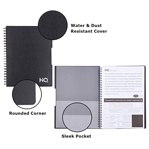 Image of Notebook Five Subject Spiral Wiro Bound Notebook | 14.8 cm X 21 cm | 300 Pages | White