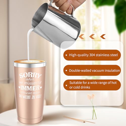 Miofula Tasse Beste Freundin Geschenke, 20oz Travel Mug Lustig Geschenke für Freundinnen… – Ansicht 4