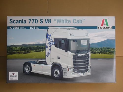Scania S770 V8 Italeri plastique blanc IT3965 maquette camion sans défaut d'ajustement
