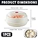 Microwave Steamer for Vegetables, Round Microwaves Dumpling Steamer, Microwave Vegetable Steamers Suit to Vegetable And Dumpling, Steamers for Cooking Suit to Rice And Meat