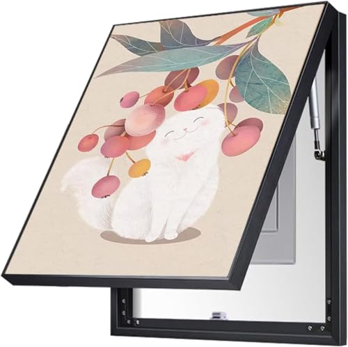 Genérico Cuadro Contador Electrico Pintura Decorativa Cubrecontador Tapa Cuadro Electrico Decorativos Caja Medidor Desmontable Creativa Cubierta Simple Contadores Decoración