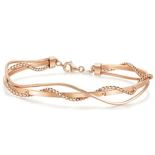 CHOW SANG SANG 18K Rose Gold Bangle for Women 92546K