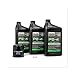 Polaris PS4 Oil Change Kit for Specific RZR Turbo and Pro XP & XP 4 Models With 4 Stroke Engine, Includes 3 Quarts of PS-4 5W-50 Full Synthetic Oil, 1 Oil Filter, 1 Washer, Off Road SxS - 2881696