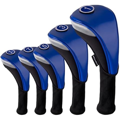 Andux PU Golf Club Head Covers Set Cover