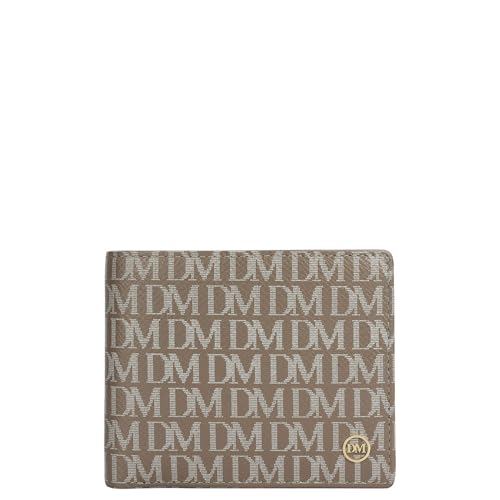 Image of Da Milano RFID Protected Leather Wallet for Men with Card Slot - Grey (10176C)