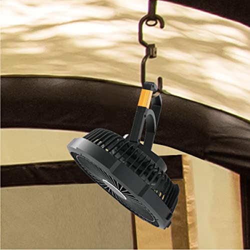 TOPLAND トップランド 卓上扇風機 コードレス タフ FAN SF-TF10BK の商品画像 5