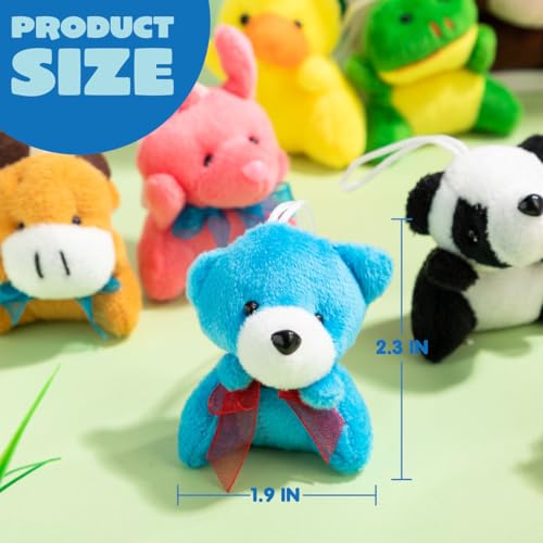 Joyin 16115 12 Pack Random Mini Animal Plush Toy Assortment (12 Units 3 Inch Each),Bulk Stuffed Animals thumb #2