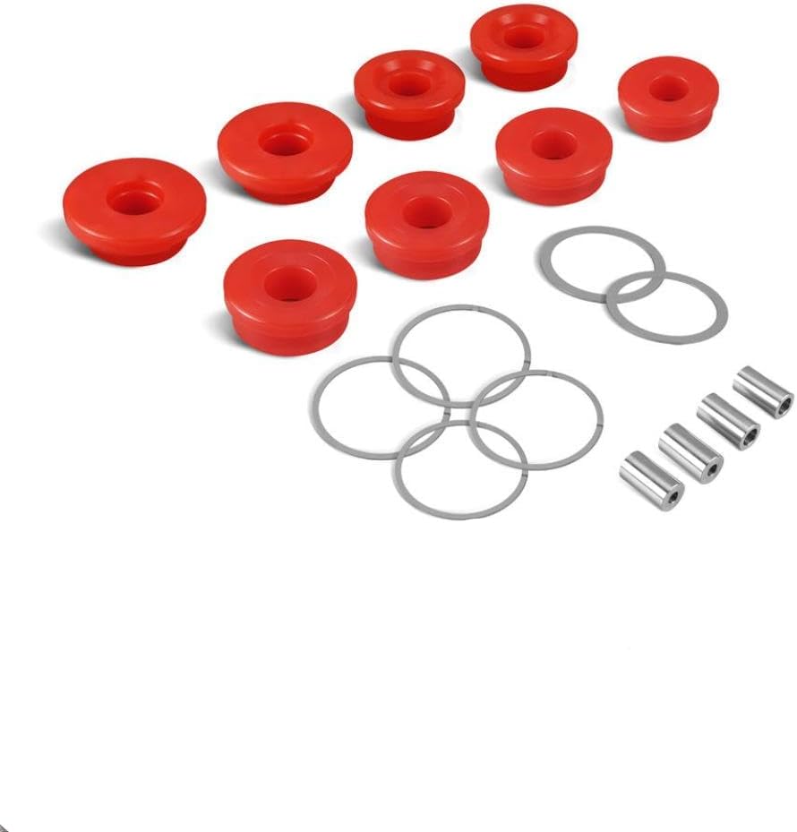 Polyurethane Rear Subframe Frame Bushing Kit 80A Replacement For 33316770781 33316770783 33316770784 33311092517 Compatible With E46 X3 E83