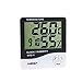 Produktbild Togames-DE HTC-1 Indoor LCD Elektronisches Digitales Temperatur-Und Feuchtigkeitsmessgerät Raumthermometer Hygrometer Wecker Wetterstation