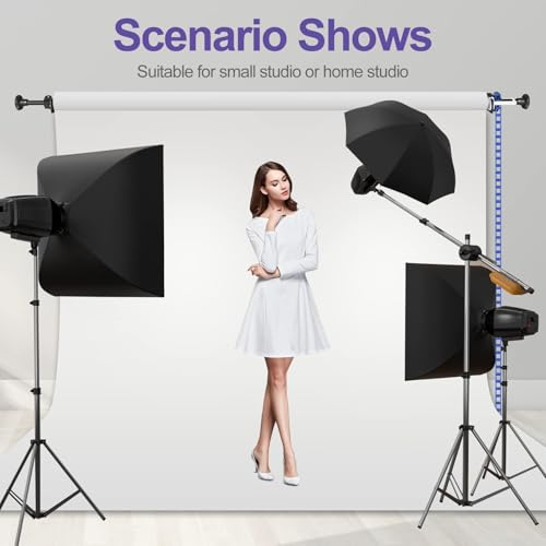 Soporte rodillo para fondos fotográficos EMART blanco miniatura 3