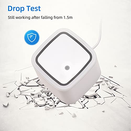 yeacher Plataforma de scanner de código de barras 1d 2d qr mãos-livres usb leitor de código de barra