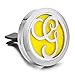 Produktbild Aromatherapie-Anhänger Buchstaben Edelstahl Parfüm Diffusor Clip Monogramm Aromatherapie Auto Diffusor Ätherisches Öl Medaillon
