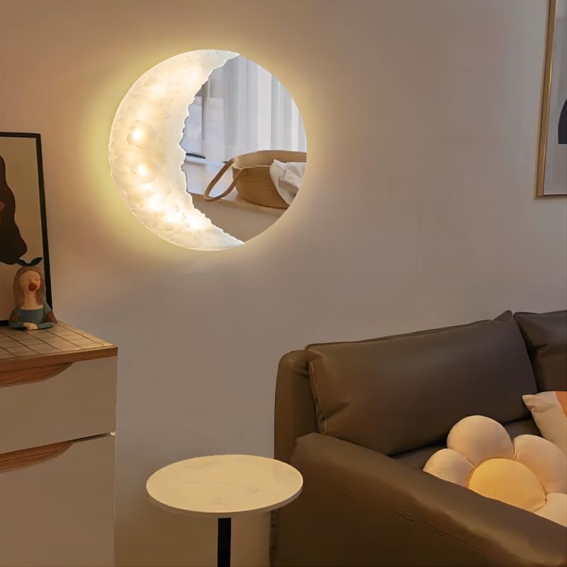 Modern Simple Wall lamp Moon Dining Room Creative Atmosphere Living Room Bedroom Corridor Porch Wall Painting Decorative lamp Stairs