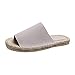 Damen Atmungsaktiv Hausschuhe Sommer Schlappen Frauen Komfortable Schuhe rutschfest Slippers Mode Hübsche Elegante Strand Schlappen Women Offene Zeh Bequeme Slides