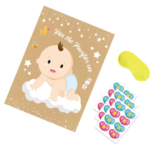 MLWSKERTY Ansteckspiel Pin the Pacifier