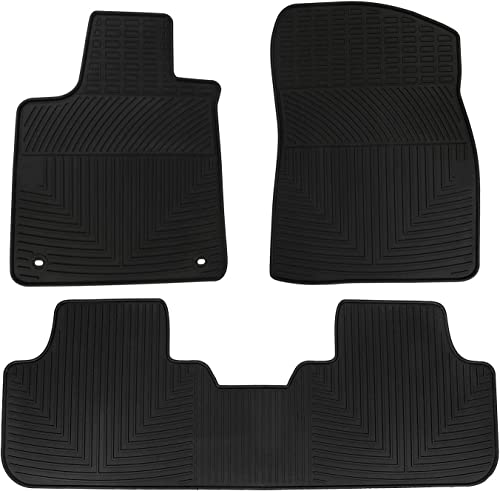 Matericuo Car Floor Mats Custom Fit for 2016-2022 Lexus RX/2018-2022 RXL RX350 RX450h Black Rubber Auto Liner Mats All Weather Protection