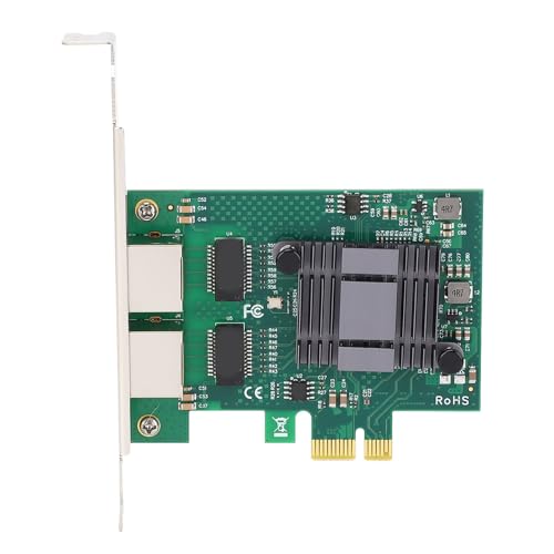 Tarjeta de red Gigabit de doble puerto para chipset 82575 con excelente diseño de disipación de calor para Red Hat Enterprise y Freebsd para computadoras de escritorio miniatura 1