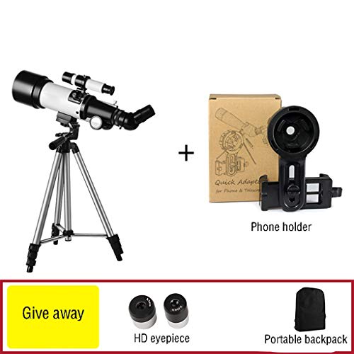 Telescopio Refractor Portátil 50-100mm Caliber de Viaje miniatura 2