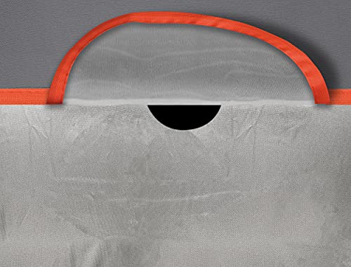 APA 16168 Hagelschutz-Vollgarage XL, Autoabdeckung, Autoplane, reißfest, wasserabweisend, grau – Ansicht 4