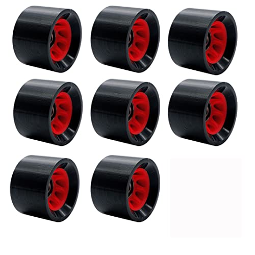 SzBlaZe 8 Pack 58mmx39mm Roller Skate Wheels 95A Quad Skate Wheels with Bearings...