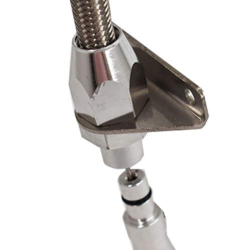 Labwork DOES NOT APPLY Fflexible Stainless Transmission Dipstick Replacement For Chevy Gm Th350 Tranny Sbc Bbc Transmissions thumb #3