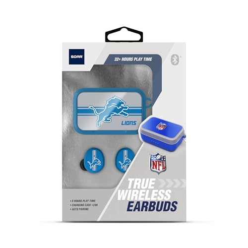 Image of SOAR NFL Wireless Sport Earbuds: Comfortable Fit & Convenient Charging