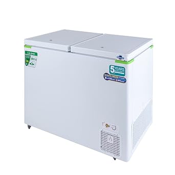 Rockwell Chest Freezer Double Door Hard Top 350 Liters