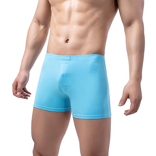 Men'S Briefs Stretch Elastic Waistband Exotic Sexy Lingerie Funny Lightweight Male Athletic Comfort Fashion Stylish Sleepwear Sky Blue