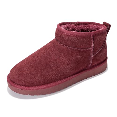 Image of Project Cloud Genuine Leather Ankle Boots for Women - Water Resistant with Memory Foam Insole Winter Boots - Trending Shoes & Comfortable Women's Ankle Boots (Hippy)