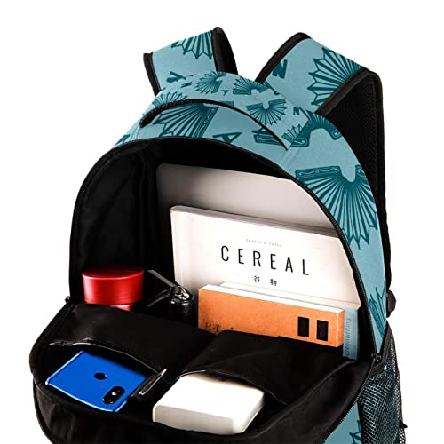 Mochila escolar azul que alivia el peso en la espalda de estudiantes 4