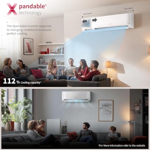Image of Hitachi 1 Ton 5 Star, 4-Way Swing, ice Clean, Xpandable+,Smart View Display,Hybrid Convertible Inverter Split AC (100% Copper, Dust Filter, 5500STXL RAS.V512PCDIST, White) 2026