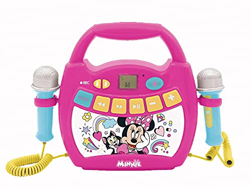 LEXIBOOK, Disney Minnie, Portable karaoke digital player for kids Microphones, Light effects, Bluetooth® - Image 2