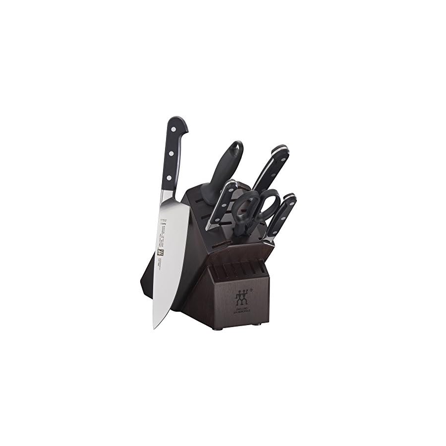 ZWILLING Pro 7-pc Knife Block Set - Walnut