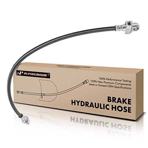 A-Premium Rear Center Brake Hydraulic Hose Compatible with Chevy and GMC Models - Silverado Sierra 1500 2500 3500 1500 HD 2500 HD 1500 HD Classic 2500 HD Classic