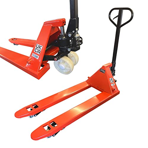 Hand Pallet Truck 2000kg Capacity Pump Truck Euro Manual 2 Ton Pallet Jack Fully Assembled