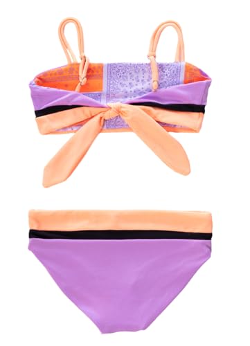 Image of Maaji Girls Metallic Lilac Tiana Bikini Set