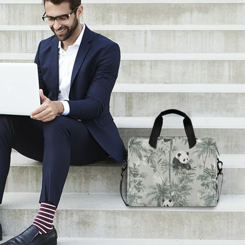 Maletín para portátil con diseño Panda Tropical 15.6 pulg miniatura 3