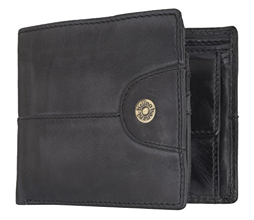 Portefeuille bruno banani Williamsburg de qualité supérieure en noir élégant