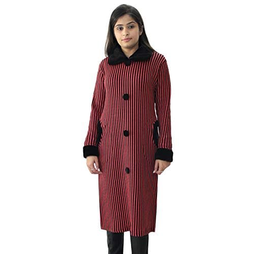 Image of Matelco Women's Wool Straight Kurti for Winters (Ad04Caz45 Black Parent).