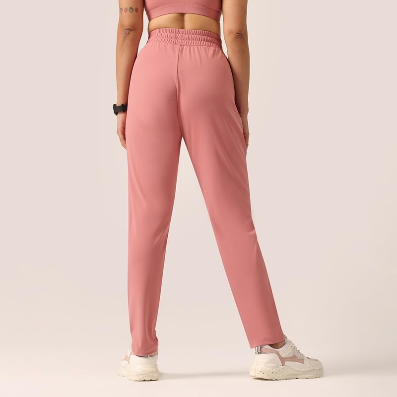 Image of BlissClub Women Mid Rise Tapered Casual Pants