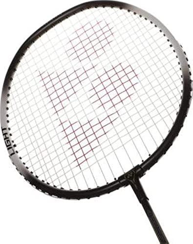Image of YONEX ZR 100 Light Aluminium Strung Badminton Racket with Full Racket Cover (Dark Charcoal) | For Beginners | 95 grams