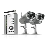 SVAT GX301-013 Digital Wireless DVR Security System Receiver with SD Card Recording and 2 Long Range Night Vision Surveillance Cameras