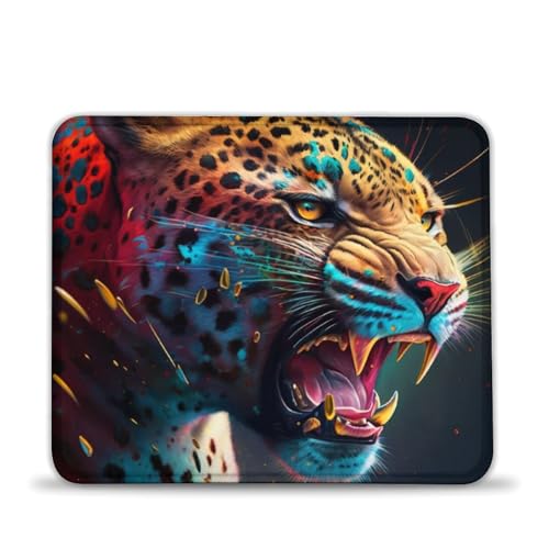 LLONGKT - Alfombrilla de ratón para juegos (20 x 24 cm) - Alfombrilla de ratón impermeable con superficie de goma antideslizante y resistente al agua para el hogar, la oficina y la sala de juegos